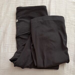 lululemon athletica mini flare black size 6